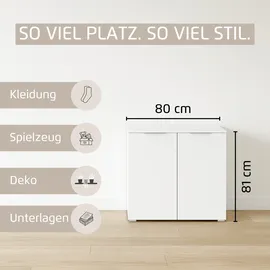 OTTO home Highboard 80 x 81 cm Beige