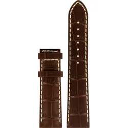 Certina - Leder Lederarmband ohne Schließe 20mm/18mm C610016934 - alligator-prägung,braun,rind