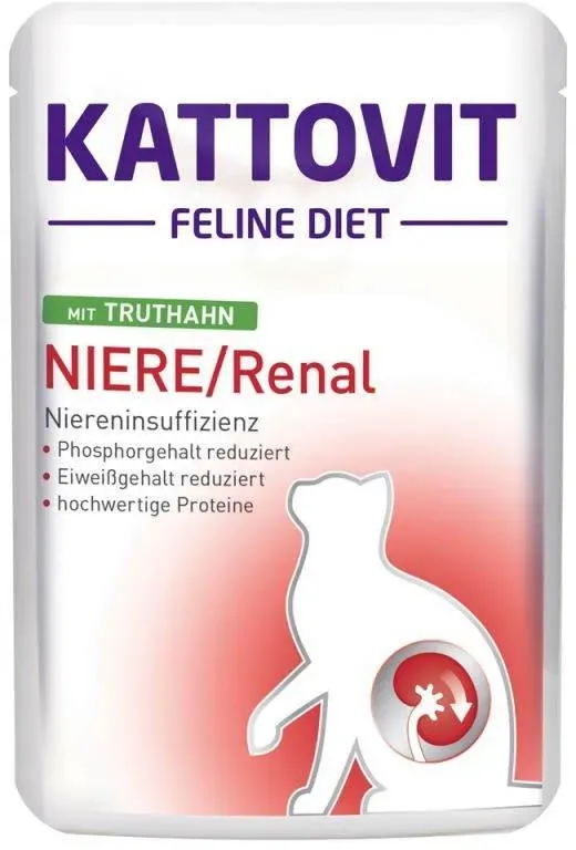 Kattovit Niere/Renal Truthahn 85g-Beutel (Rabatt für Stammkunden 3%)