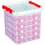 Sunware Q-Line Box für 125 Weihnachtskugeln 38L transparent