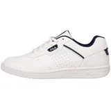 Fila C. Court Teens Sneaker, White-Medieval Blue, 39 EU