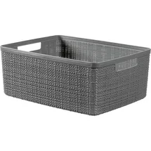 Curver Aufbewahrungsbox Juliet 36 x 15 x 28 cm 6-tlg. grau