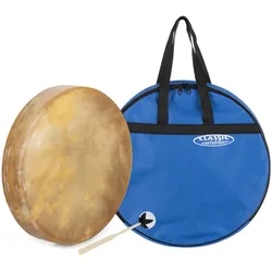 Classic Cantabile TSD-18 Traditionelle Schamanentrommel mit Pferdehaut 18" Set mit Tasche