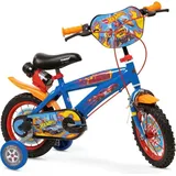 T&Y Trade 12 Zoll Kinder Jungen Fahrrad Rad Bike Hot Wheels Blau Rot Toimsa - Blau