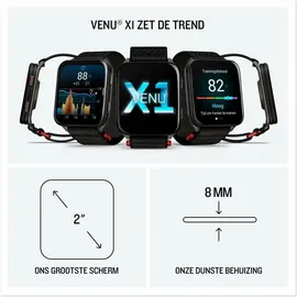 Garmin Venu X1 51 mm Moosgrün