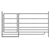 Kerbl Schafpanel 2,75m mit Tor, Höhe 0,92m - feuerverzinkt