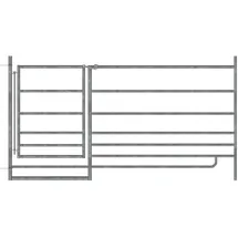 Kerbl Schafpanel 2,75m mit Tor, Höhe 0,92m - feuerverzinkt