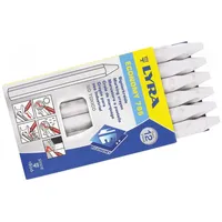 Lyra Pet Lyra Signierkreide sechseckig Nr.795 weiß a12Stück