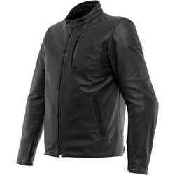 Dainese Fulcro, Lederjacke - Schwarz - 48