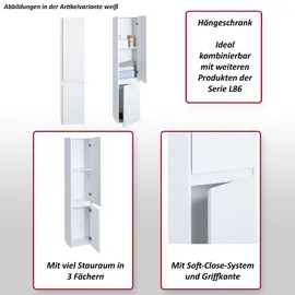 MCW Hängeschrank Marmor weiß