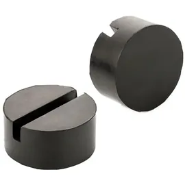 Lst 2x Wagenheberaufnahme 75x35 mm rund Gummi Adapter Gummiblock