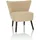 hjh living Cocktailsessel MANISO Polyester 66 x 50 x 73 cm Beige