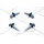 hexpro Fliesen Nivelliersystem 1mm 1,5mm 2mm Laschen, Fliesenstärke bis 15mm Fliesenkeile, Verlegehilfe Set (1 Nivellierset 1mm) Fliesen Verlege Set