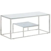 vidaXL Couchtisch Silbern Edelstahl 5670 x 1890 x 45 cm