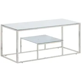 vidaXL Couchtisch Silbern Edelstahl 5670 x 1890 x 45 cm