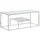 vidaXL Couchtisch Silbern Edelstahl 5670 x 1890 x 45 cm