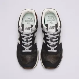 New Balance 574 Herren Black/Brown/Dark Silver Metallic 43