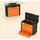 Homcom Werkzeugkiste mit 4 Schubladen orange 49,7 x 25,3 x 40,7 cm