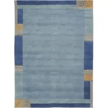 LUXOR LIVING Manali Nepalteppich 140 x 200 cm Blau