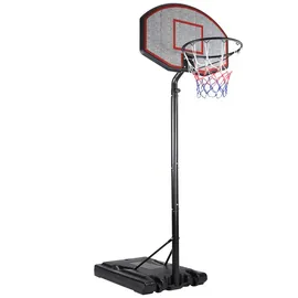 DEUBA Basketballkorb Schwarz 205-305 cm
