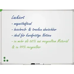 Franken Whiteboard Schreibtafel U-Act, 120x160cm, magnethaftend, weiß,