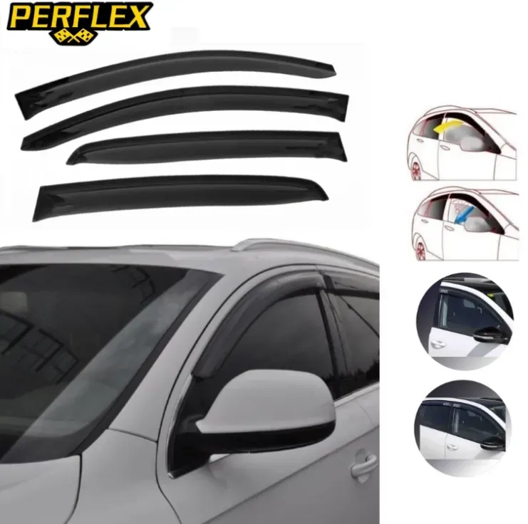Windabweiser vorne und hinten Perflex P04-AU11 für Audi A6 2004–2011