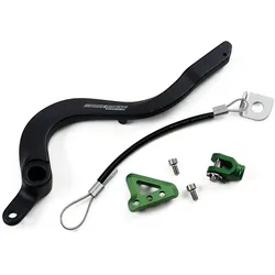 Bremspedal Alu Moose Racing KXF 250 grün