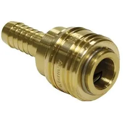 Teguma Schnellver.Kup m.Tülle MessingNBR Schlauchweite 9mm Durchfluss(Luft) 1000