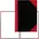 Bantex Notizbuch Chinakladde Schwarz/Rot