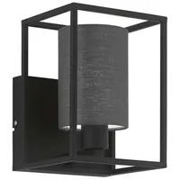 Fischer Leuchten Wandleuchte Flurlampe Wandlampe Textil Treppenhausleuchte Schlafzimmerlampe grau