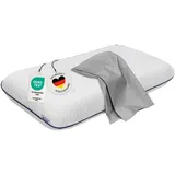 casimum Nackenstützkissen COMFORT 70 x 40 cm Grau