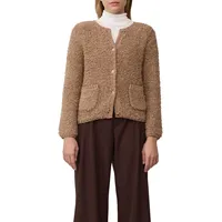 s.Oliver Strickjacke im Relaxed Fit aus Alpakamix - 40