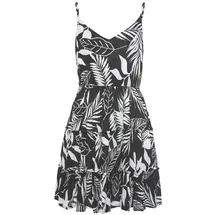 LASCANA Strandkleid Schwarz/Weiß 38