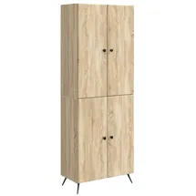 vidaXL Schrankset 2 pcs Sonoma-Eiche Holzwerkstoff