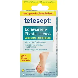 TETESEPT Dornwarzen-Pflaster intensiv 12 St