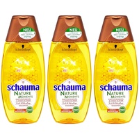 3x Schauma Shampoo KAKTUSFEIGEN-ÖL + HONIG ELIXIER 250ml sprödes brüchiges Haar