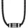 s.Oliver Herren Kette Leder/Edelstahl schwarz