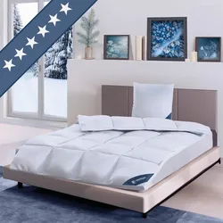 Wintergänsedaunendecke »FIRST CLASS« – Polarwarm, 100% Gänsedaunen, Größe: 155x220