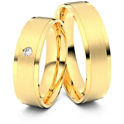 Trauringe Duisburg 585er Gelbgold - 3136