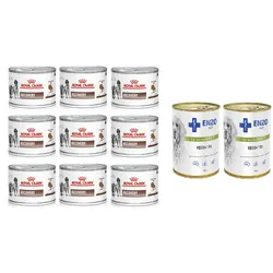 ROYAL CANIN Recovery 6x195g + ENZO VET Erholungsdiät für Hunde 2x400g