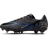 Nike Herren Zoom Vapor 15 Acad Sg-Pro Ac Fußballschuh, Black Chrome Hyper Royal, 40.5