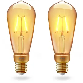 Innr Lighting Smart Filament Edison vintage RF 264-2 4,2W E27 warmweiß 2 St.