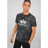 Alpha Industries T-Shirt mit Label-Print, Black, S