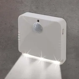 EasyMaxx LED-Sensorlicht - eckig - Mit Bewegungsmelder - 2er-Set - weiß