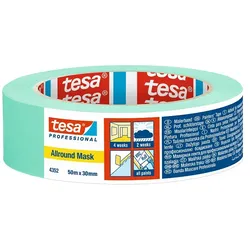 Tesa Professional 4352, Allzweck-Klebeband, Papier, Grün, Metall, Kunststoff, Gu