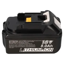 Akkuman 18V Akku passend für Makita Akku 18V 8Ah BL1860 BL1850 BL1850B BL1860B BL1840B BL1840 BL1830 BL1835 BL1845 194204-5 LXT-400