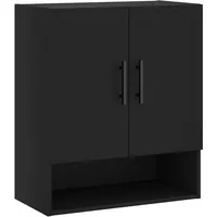 VidaXL Wandschrank Schwarz 60x31x70 cm Holzwerkstoff