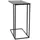 Light & Living Beistelltisch, Schwarz, Metall, Rechteckig, 26x60x48 cm, CE, Wohnzimmer, Wohnzimmertische, Beistelltische