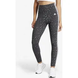 ADIDAS Leggings Damen Animal-Print - beige/braun XL