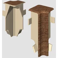 EGGER Innenecke Kubisch 6 cm Nußbaum Braun 2 Stück